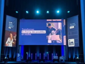Julien Chevalier (Fondateur Orhatek) et Florian Miñana (Associé et consultante RH) étaient au LinkedIn Talent Connect